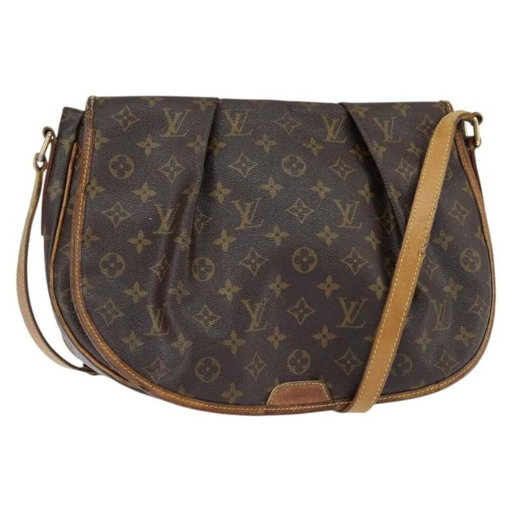 Authentic LOUIS VUITTON Monogram Menilmontant MM Shoulder Bag M40473 LV
